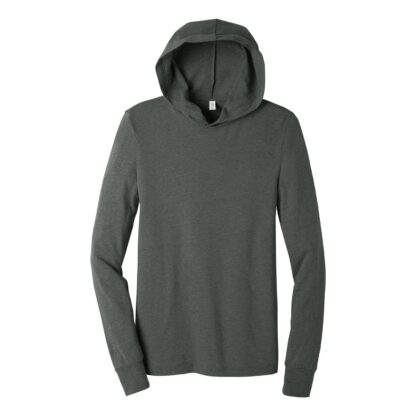 Bella Canvas Unisex Jersey Long Sleeve Hoodie - Image 2