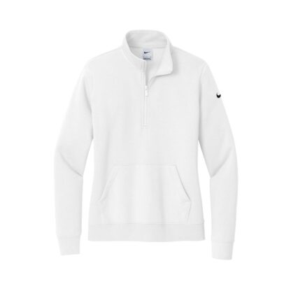 Nike Ladies Club Fleece Sleeve Swoosh 1/2-Zip