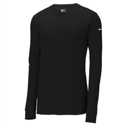 Nike Dri-FIT Cotton/Poly Long Sleeve Tee - Image 3