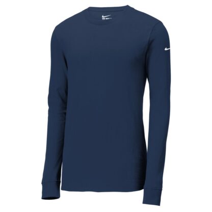 Nike Dri-FIT Cotton/Poly Long Sleeve Tee - Image 2